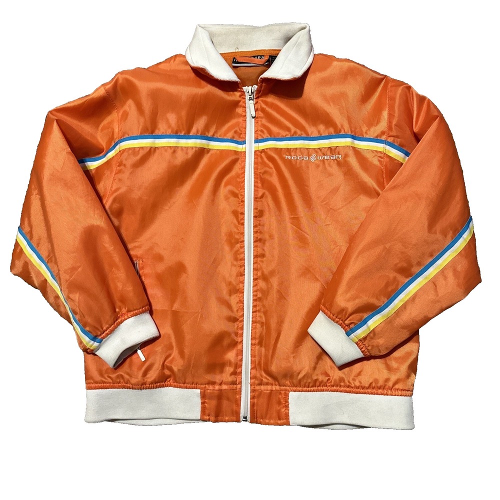 Y2K  RocaWear Jacket Women Size M 10/12 Orange